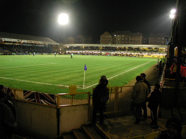 Dortmund South Stand. Home end: South Stand,